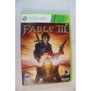 Fable III (Microsoft Xbox 360, 2010) authentic, tested/works